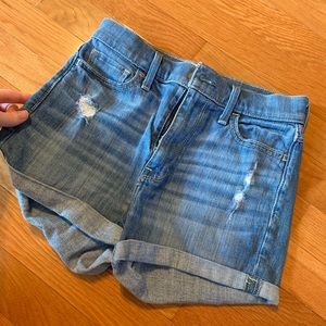 hollister jean shorts